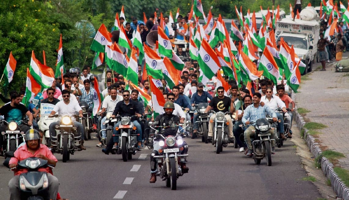 tiranga rally in jammu