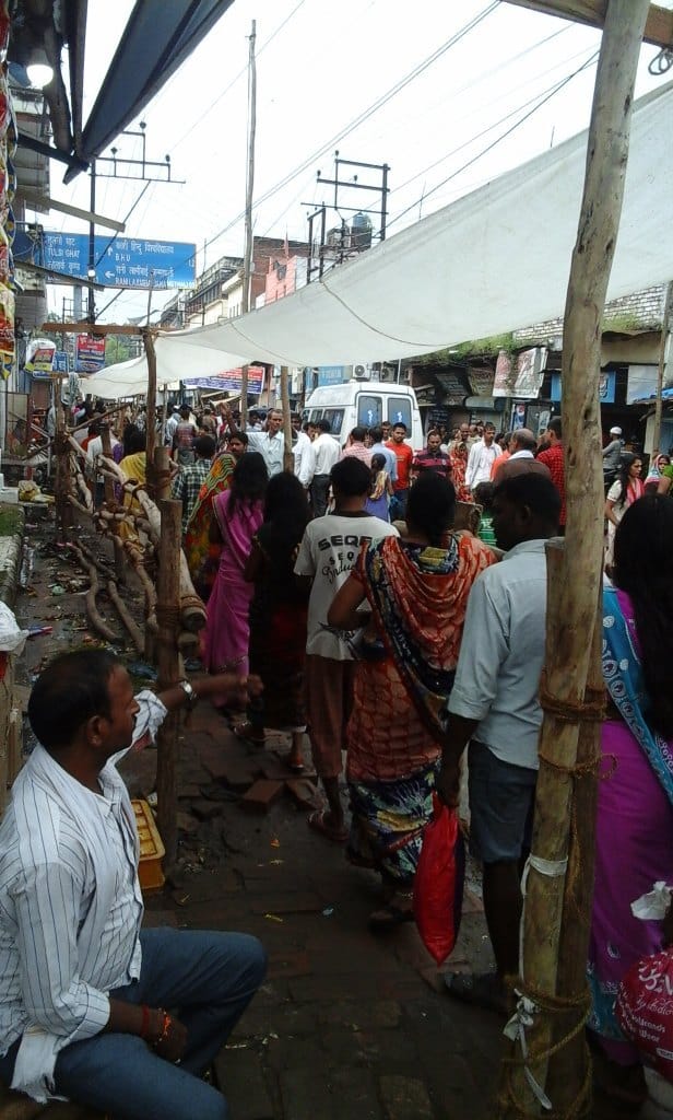 Lolark temple where devotees arriving in want of a son
