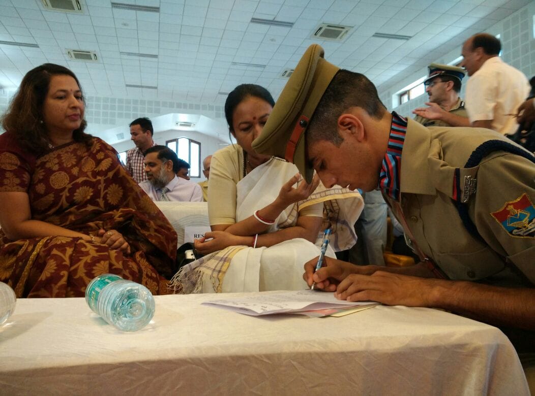 Olympian manish rawat become inspector