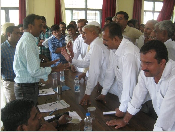 Villagers in Tehsil Day Ruckus