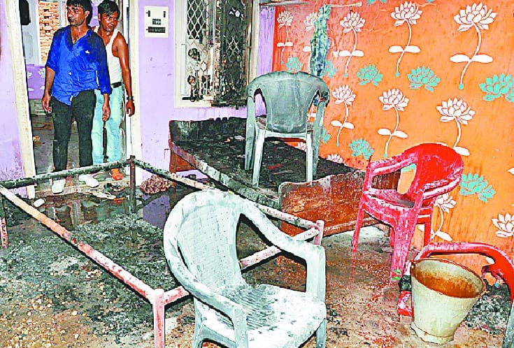 Cylinder leakage house fire
