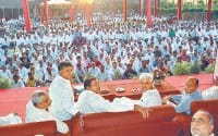 workers meeting, abhay chautala, workers meet, kaithal