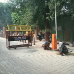 Bollard Barrier in taj to stop terror attack