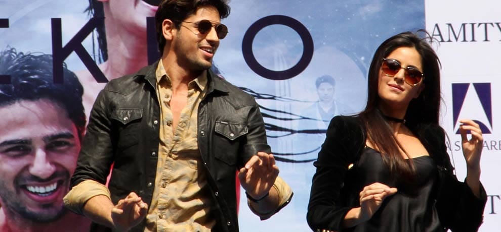 bar bar dekho crew reaches amity university noida to promote movie