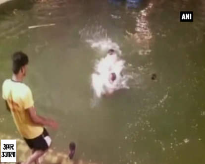 Watch: Cop, Ganesh Mandal volunteers clash during visarjan