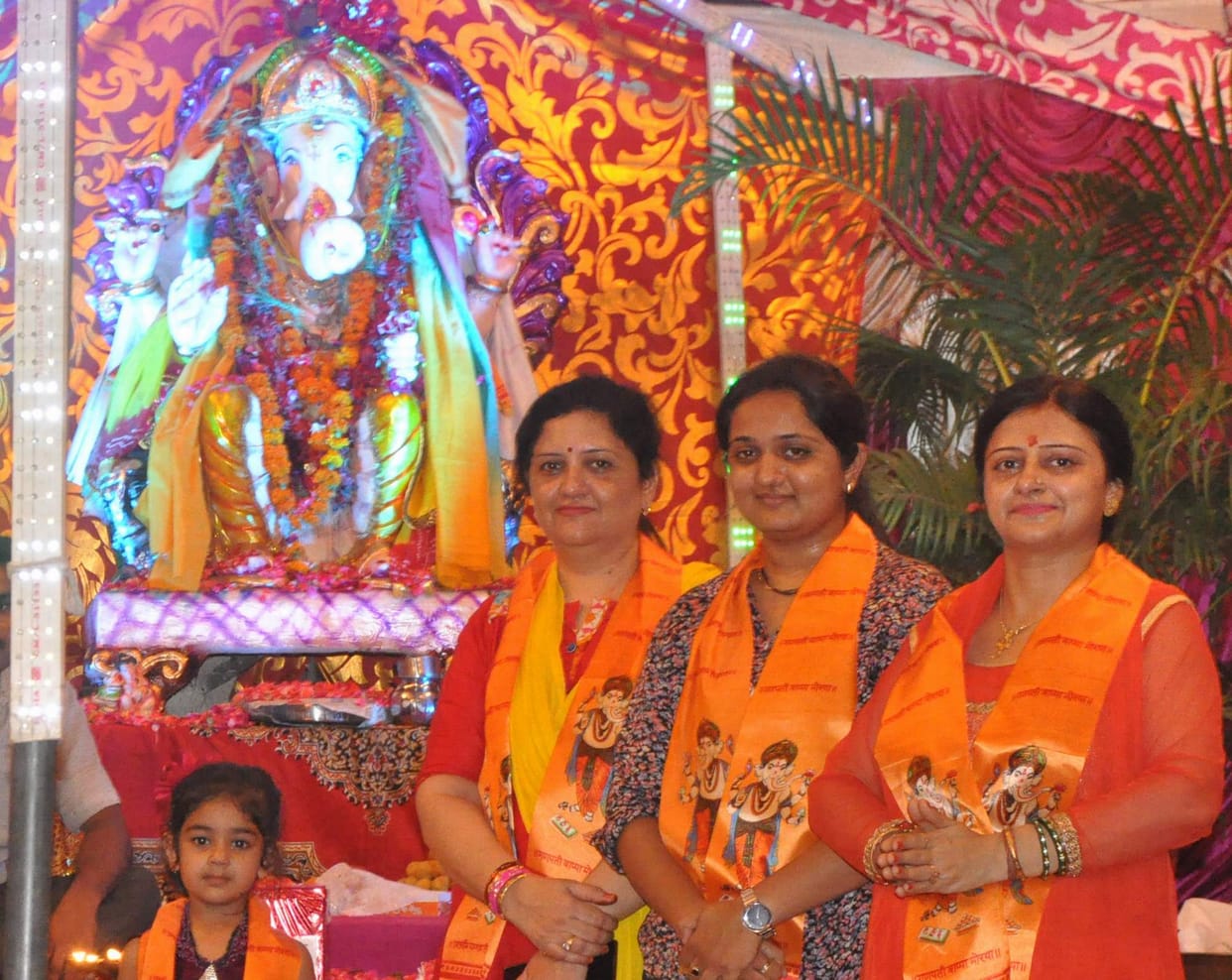 With the immersion of Ganesh idols in procession