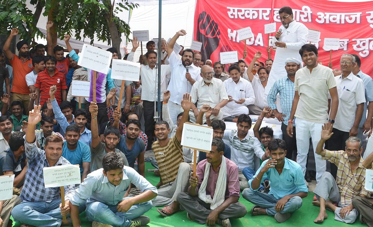 Farmer-entrepreneurs had camped on hpda.