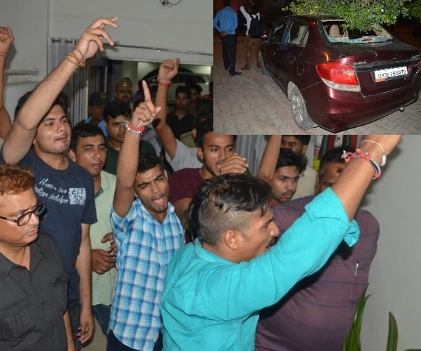  Students attack on profesor in BBAU.