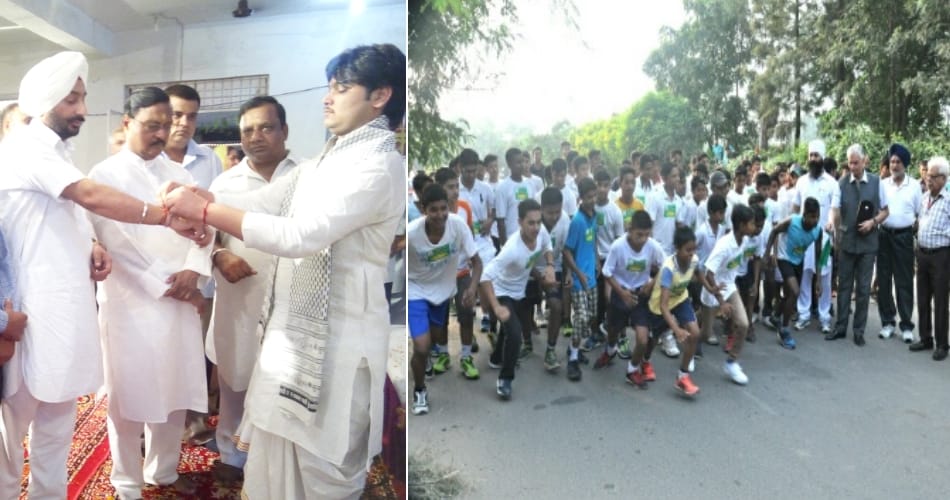 Marathon was held, memory of a daughter, Beti Bachao-Beti Padhao