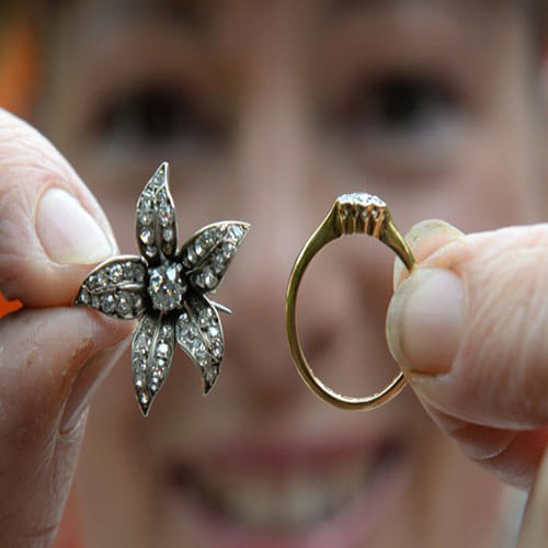 Couple Finds Diamond Jewels in Antique Chair
