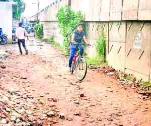 No side road of overbridge leads to trouble