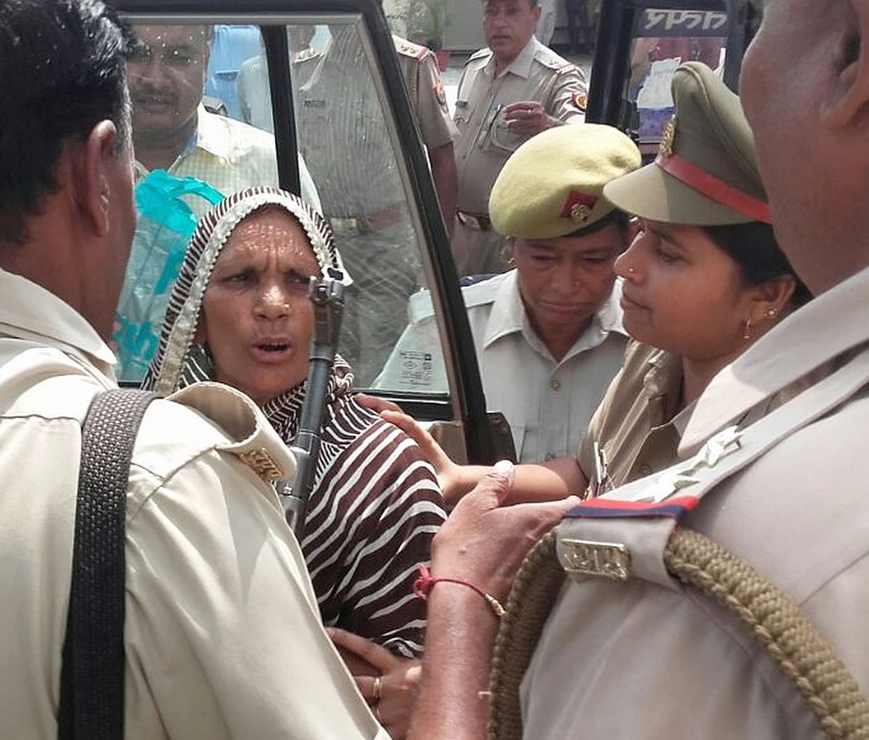 Collectorate attempted self-immolation.