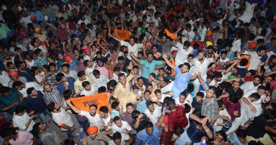 PU Student Council ceremony today, No Entry of Outsider leaders