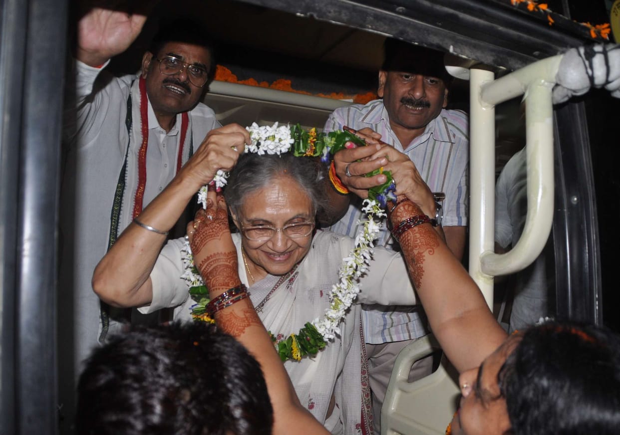 Delhi would be the development of UP: Sheila