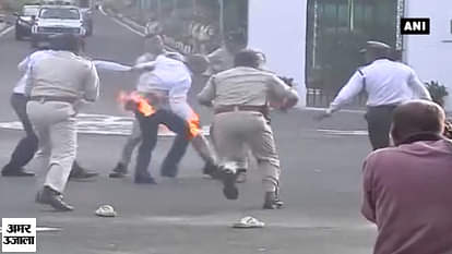 Vyapam Scam: Man tries to immolate himself demanding arrest of outgoing MP Governor 