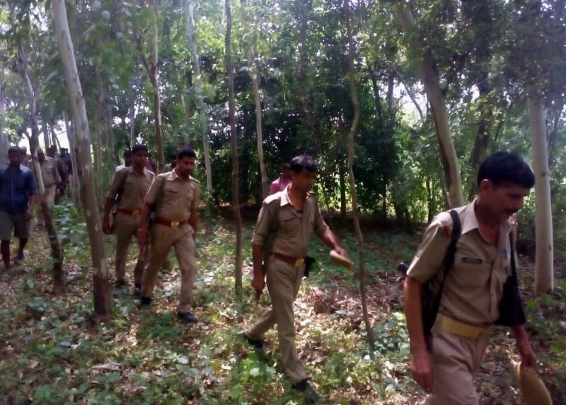 The villagers chased the miscreants aerial firing