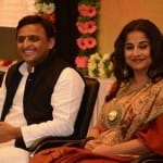 मुख्यमंत्री अखिलेश यादव व विद्या बालन