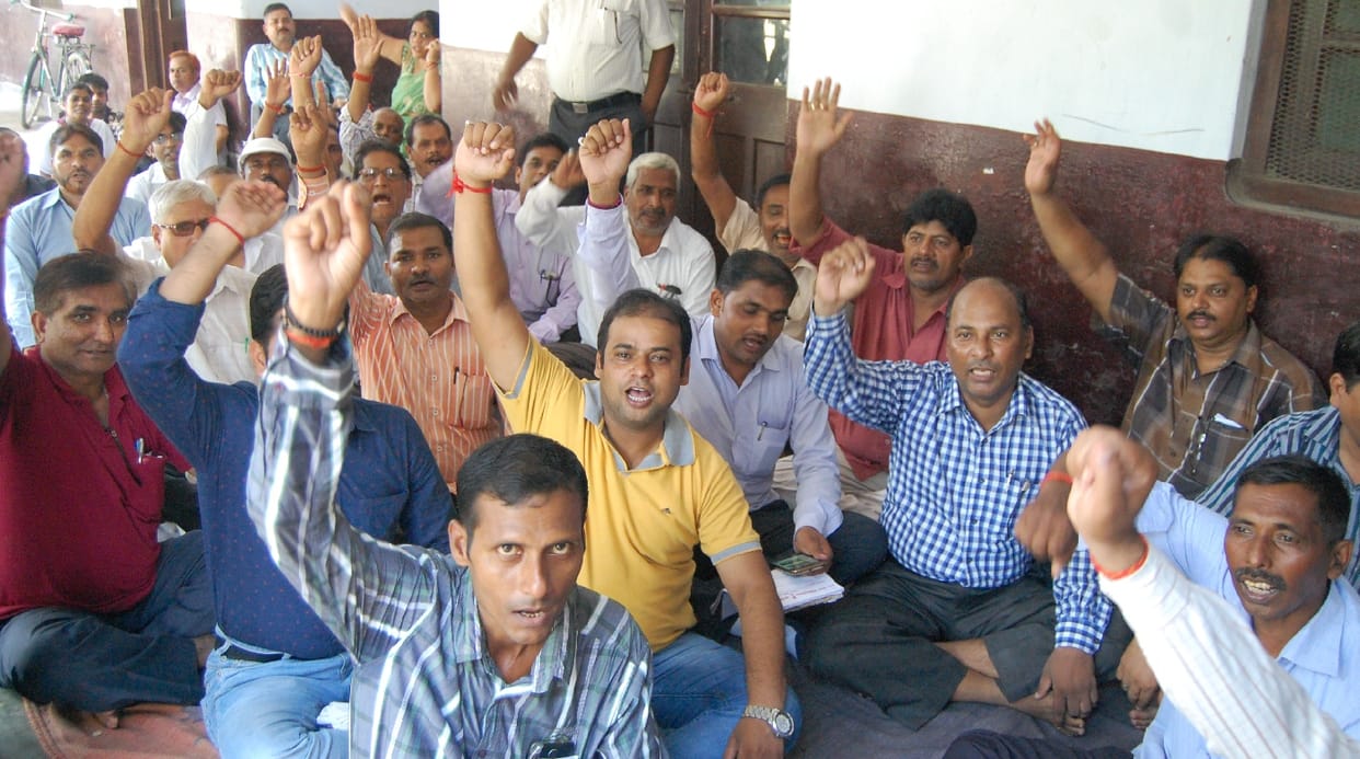 Collectorate staff filled shout
