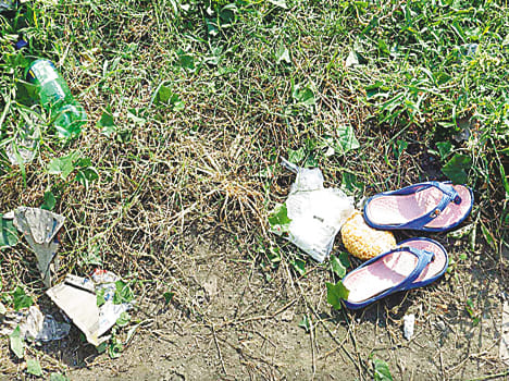 Woman's death from being hit by train