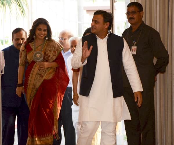 vidya balan to promote samajwadi pension yojna.