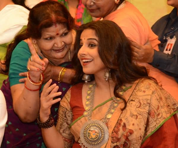 vidya balan to promote samajwadi pension yojna.