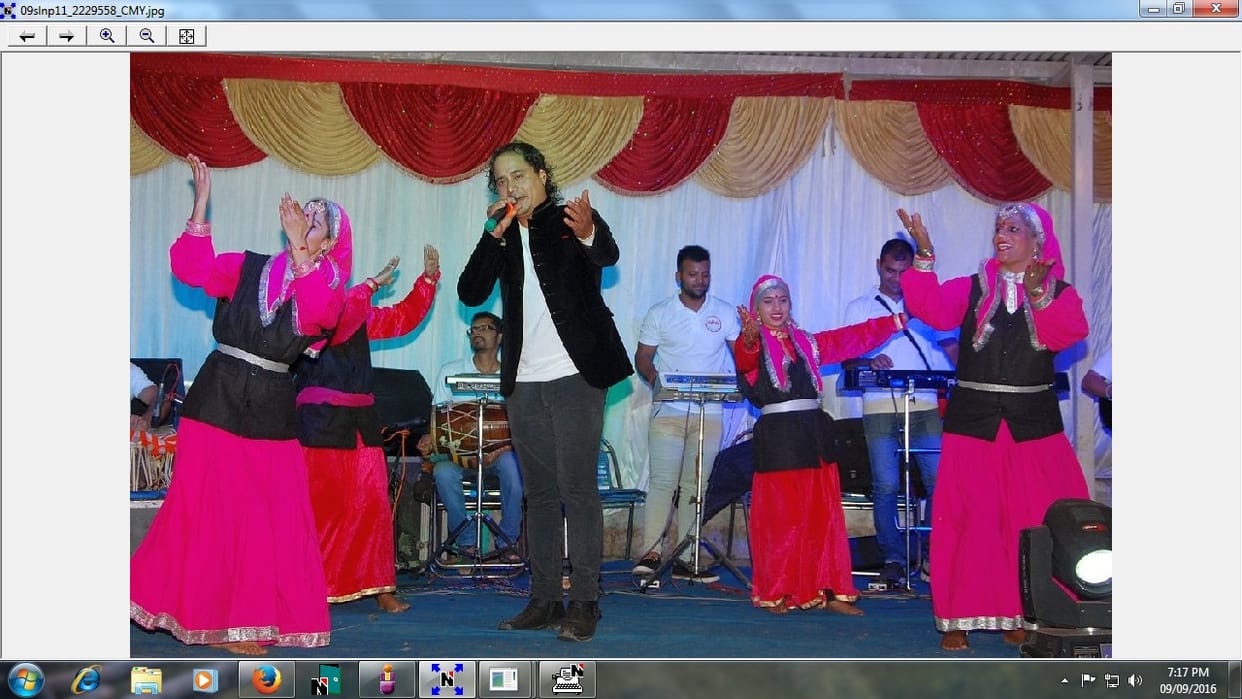 The first culture night become a romantic with a fikmi song