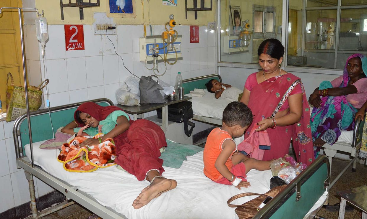 12 children suffring from Meningitis 