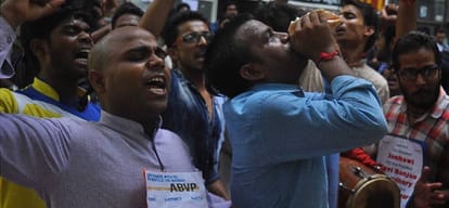 ABVP candidate's name was not in the ballot papers in jnu