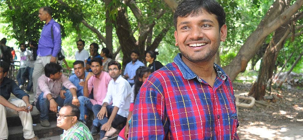 The Kanhaiya congratulates mohit, took a dig at the defeat of ABVP