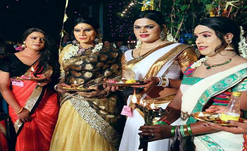  kerela where man dressed as women to worship god