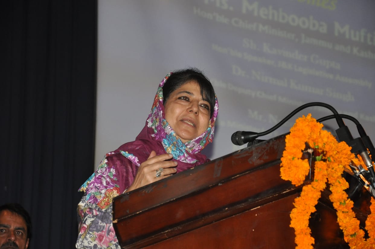 Mehboob statement on kashmir violence