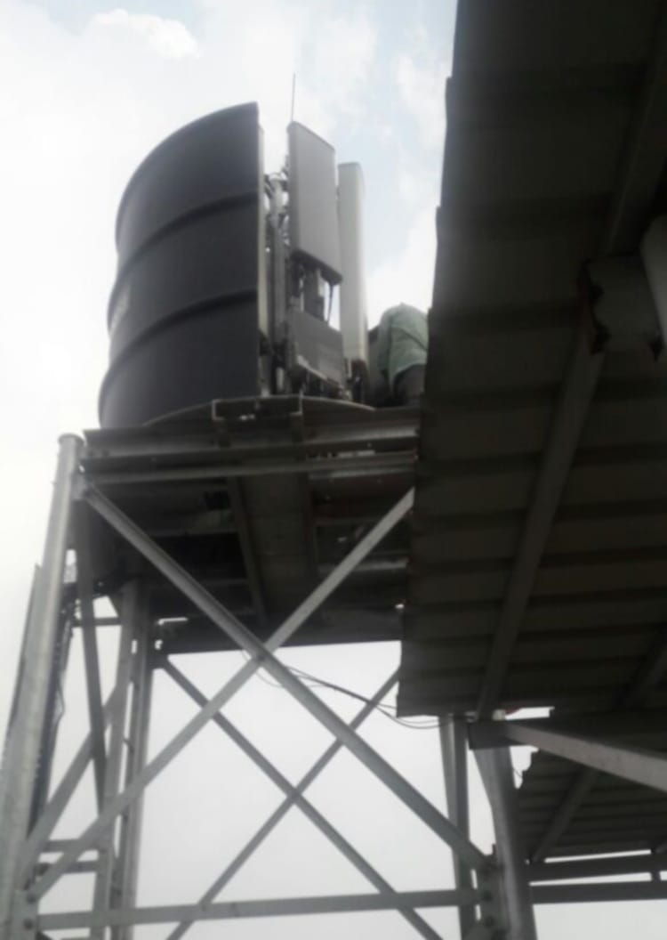 mobile tower found in water tank.