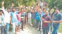 teacher, minar girl, prople protest, kaithal