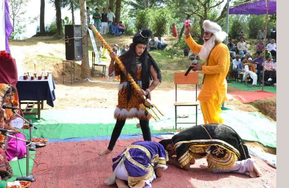 Shiva's dance macabre presentation