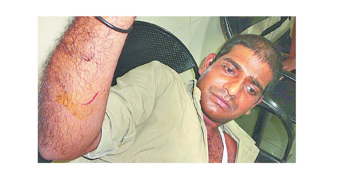 bus conductor, beaten, jaam, yamunanagar, police