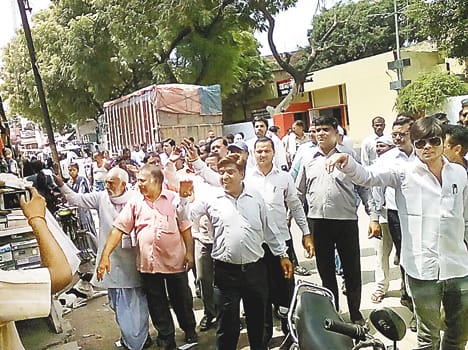 Surik remained closed to protest Hssern tehsil