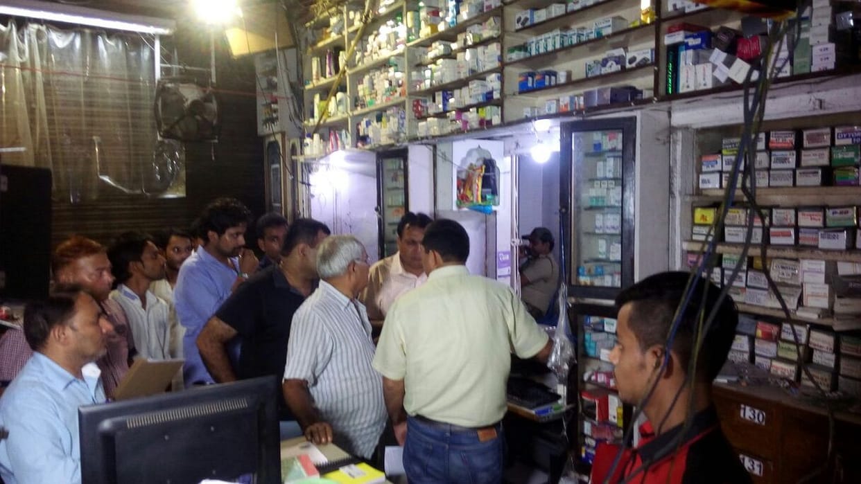 income tax raid at Nodi Exports and  Prabhat Medical Store