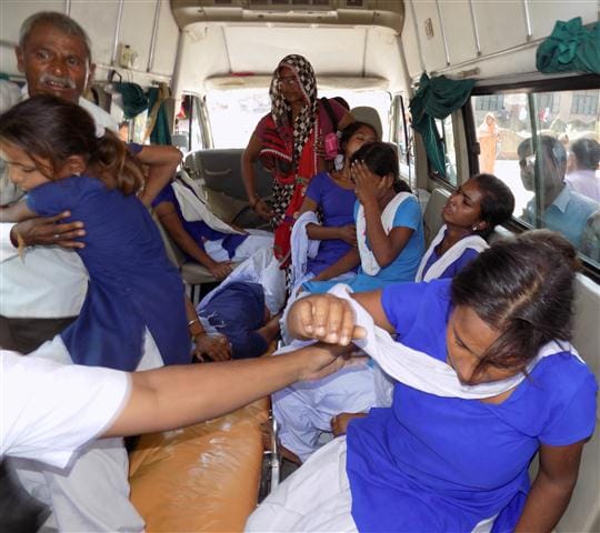 Students eat a bullet's condition deteriorates