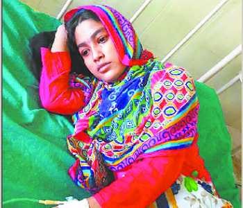 Four persons of a family in the grip of dengue