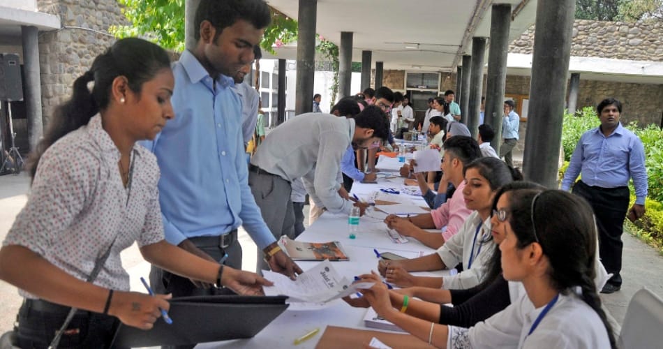 job fest in ubs punjab university chandigarh, 97 students recruitment
