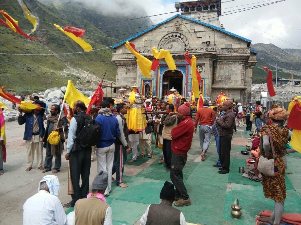 Kedardham aroused was a flood of reverence