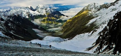 90 Year old Paras Ram mountain trekking to 16 thousand feet high Kugti Pass Lahaul- bharmour