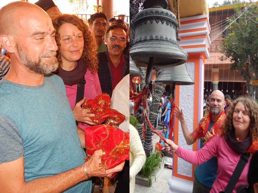 foreigner devotee of maa nanda
