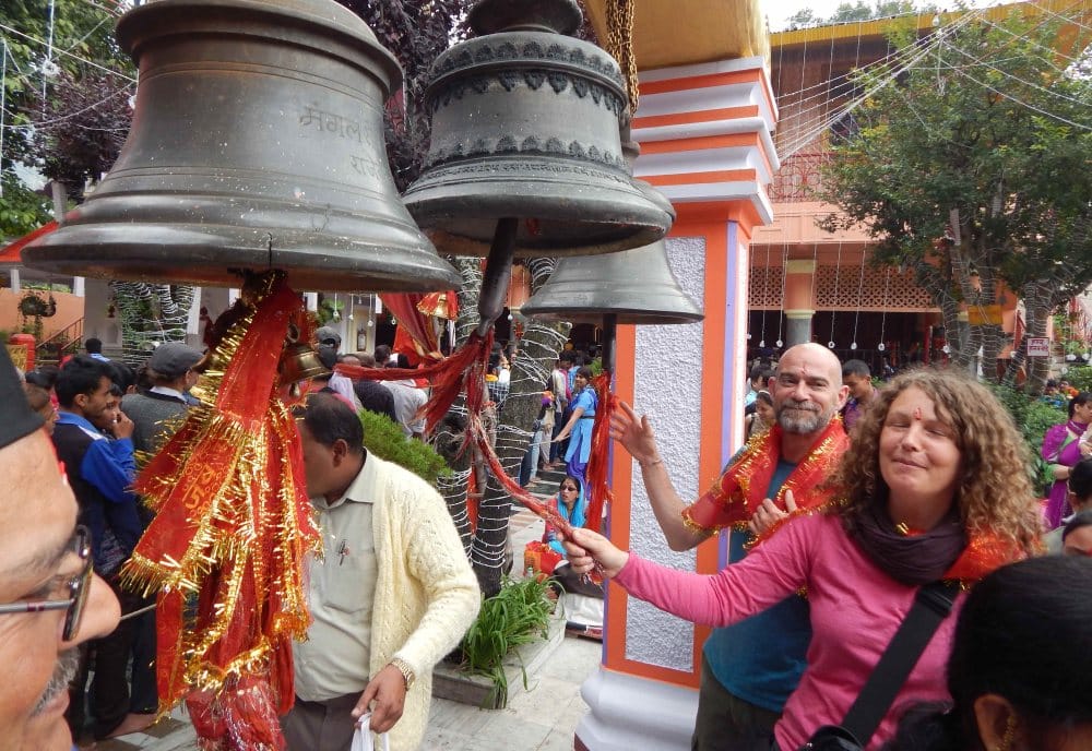 foreigner devotee of maa nanda