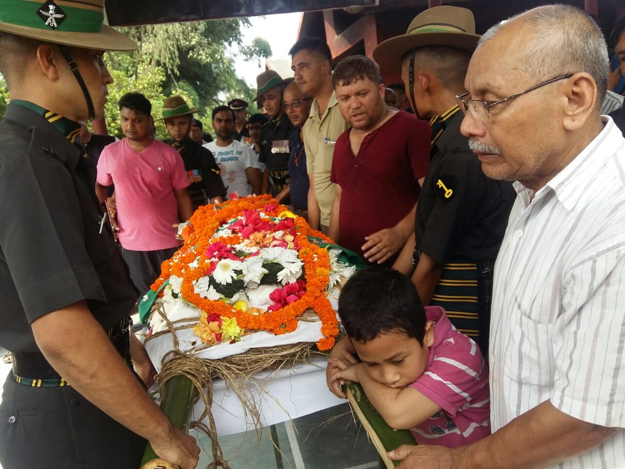cremation of martyr shankar Kshetri