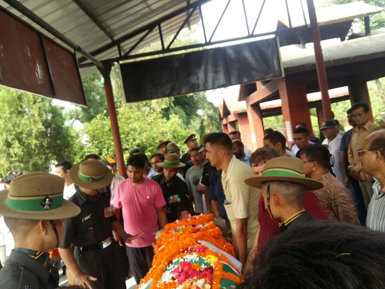 cremation of martyr shankar Kshetri