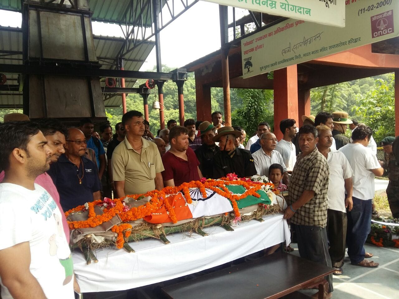cremation of martyr shankar Kshetri