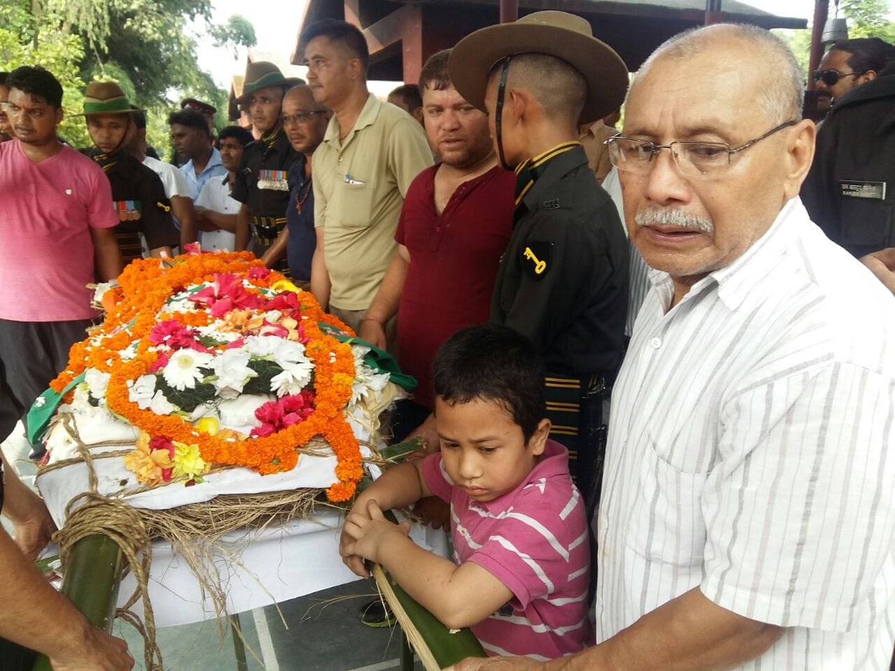 cremation of martyr shankar Kshetri