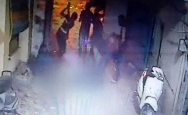 In Gujarat, killing a man by beating