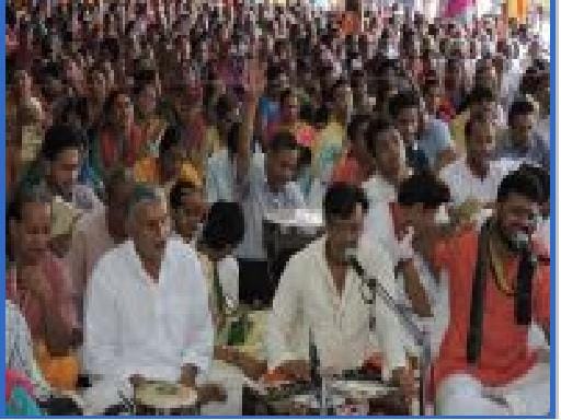 programme on Radha ashtami at Geeta vatika